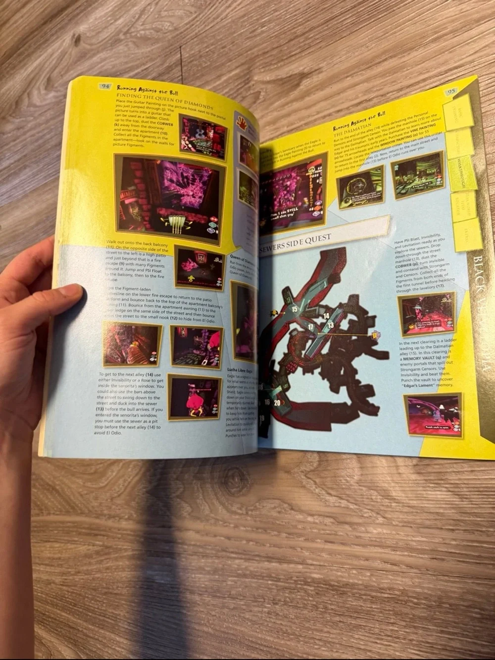 Psychonauts 2005 vintage PS2 XBOX video game strategy guide magazine manual book